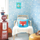 Majvillan Wallpaper | Dragon Sky Light Blue