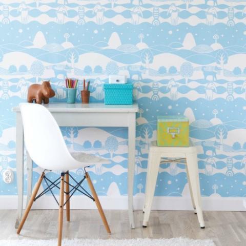 Hibou Home Wallpaper ON SALE | Gymkhana Girls Wallpaper