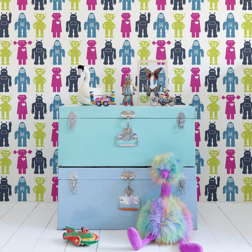 Aimee Wilder Wallpaper Robots Classic