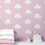 Bartsch Wallpaper | Cotton Clouds in Pink
